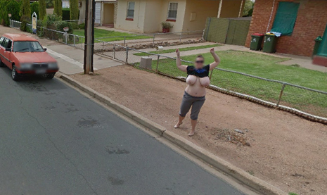 Woman Flashes Google Street View Camera Crosses Off Item On Her Bucket List The Smoking Gun