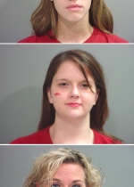 Arrested for (top to bottom) public intoxication, theft, and public intoxication