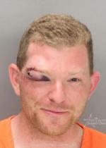 Arrested for resisting officers, being under the influence.