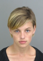 Arrested for larceny, theft.