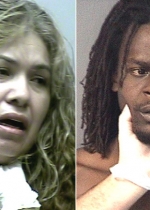 Arrested for DUI (left), battery (right).