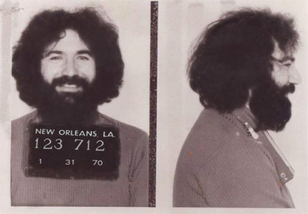 Jerry Garcia mugshot