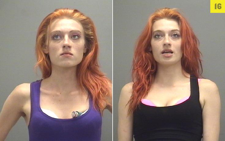 Both sisters arrested for aiding and abetting prostitution.