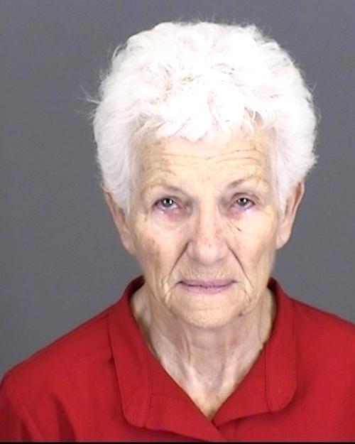 Arrested for battery on a person over 65 years old.