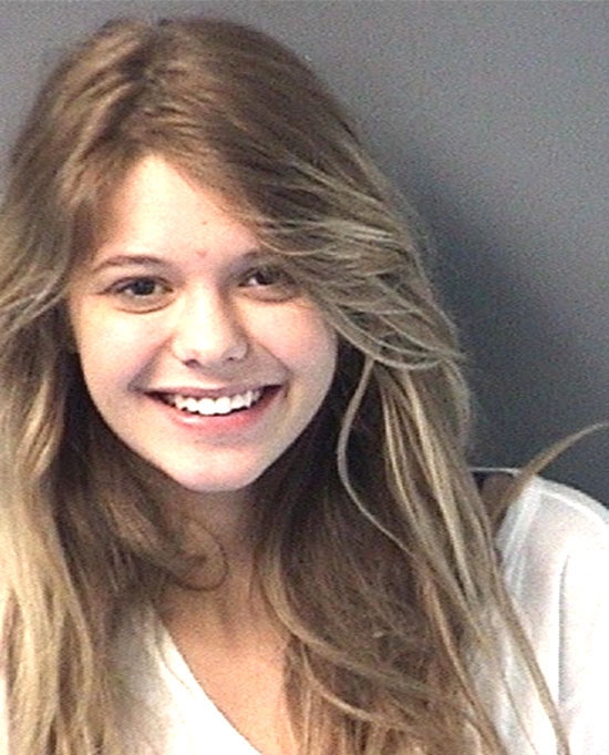 Arrested for pot possession, minor in possession of alcohol.
