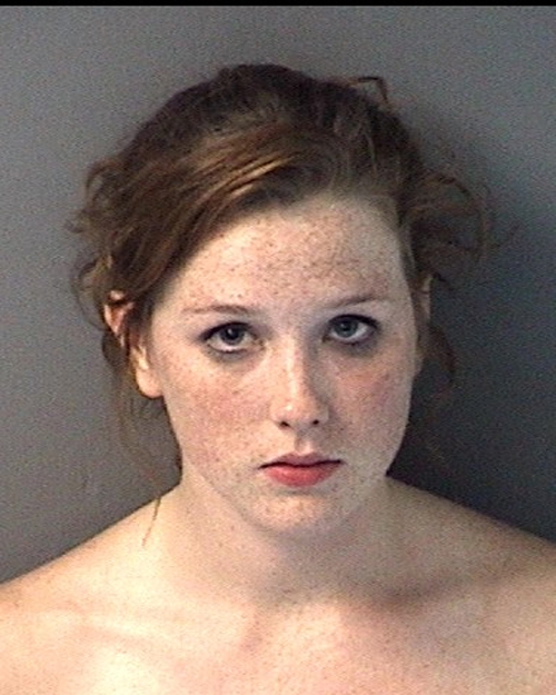 Arrested for disorderly intoxication.