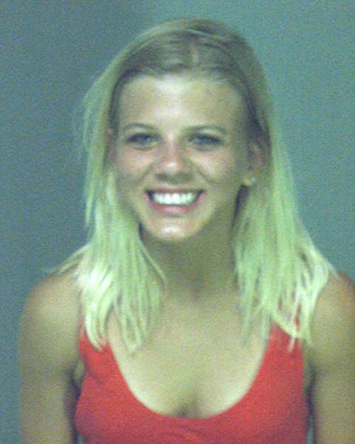Arrested for disorderly conduct.