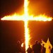 Cross burning