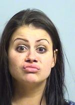 Arrested for throwing human waste at a detention officer, public intoxication.