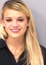 Arrested for resisting an officer.