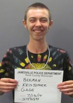 Arrested for theft, obstructing an officer, and underage consumption of alcohol.