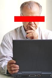 Man on Computer