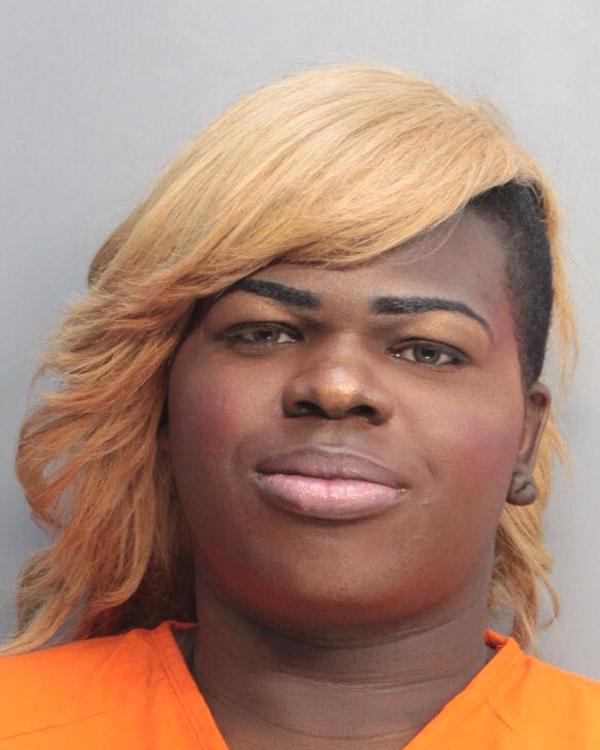 Arrested for engaging in prostitution.