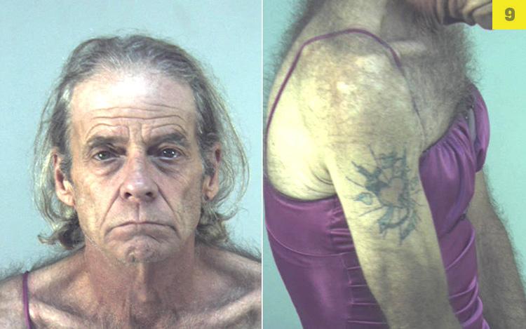 This camisole enthusiast, 56, landed behind bars in March after Florida cops arr