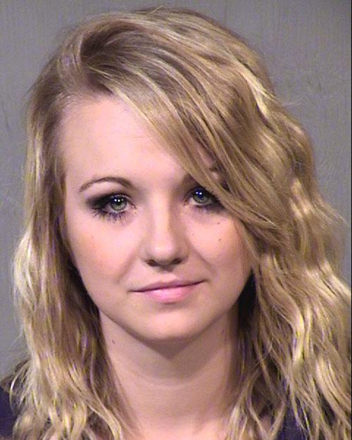 Arrested for being a minor in possession of alcohol.