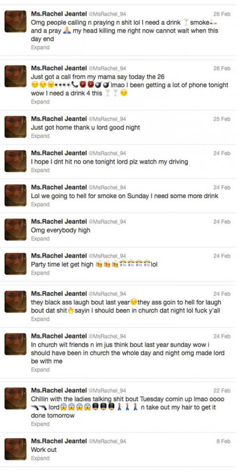 Rachel Jeantel Tweets