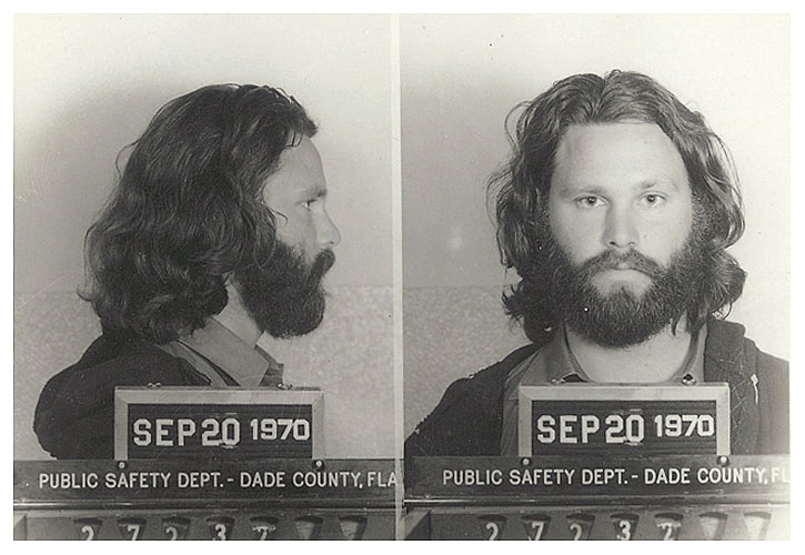 Jim Morrison MUG SHOT | The Smoking Gun